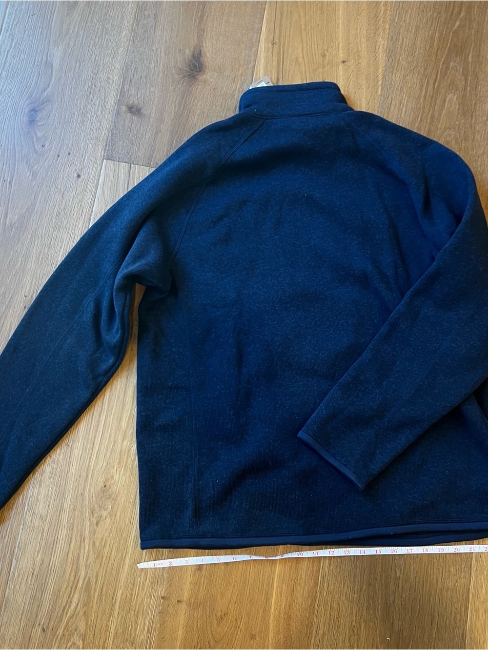NWT Patagonia Men’s Quarter-Zip Fleece in Navy - Picture 7 of 11